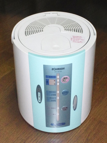 （送料負担で発送可）　中古　象印　スチーム式加湿器　EE-GF30-GA　マイナスイオン
