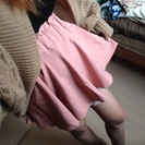 サーモンピンク☆フレアスカート