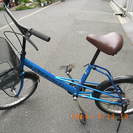 大阪の自転車出張修理店グッドサイクルが20インチ、ブルーのかっこ...