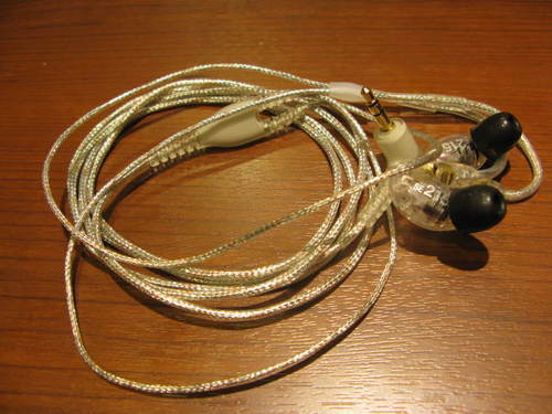 [交渉中] (値下げしました)イヤホン　SHURE/SE215-CL-J [インナーイヤホン クリアー]