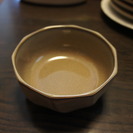 【終了】小皿(茶)　4枚セット