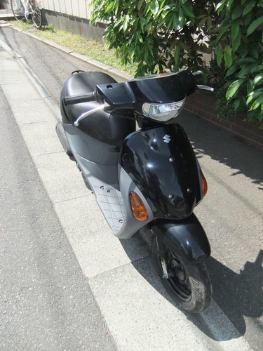 スズキ　レッツ4　中古実動美車　バッテリーと駆動系新品交換