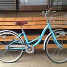 【販売済】【106】子供用自転車　24型　オートライト　内装3段...