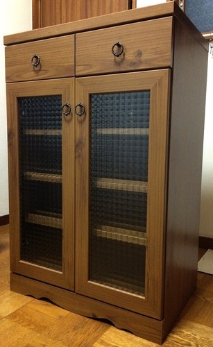 食器棚　アンティーク調家具シリーズ　ビストロ