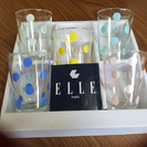 【新品】ELLEの可愛いグラス (5個)