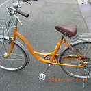 大阪の自転車出張修理店グッドサイクルが26インチ、オレンジ、6段...