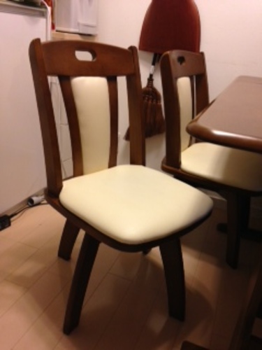 【譲渡済】美品：ダイニングテーブル＆椅子セット（伸長式）