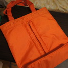 【終了】オレンジのトートバッグ