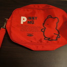 【終了】PINNY-MUの赤いセカンドバッグ