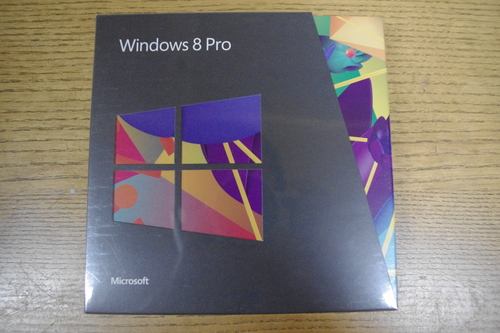 新品未開封 Windows8 Pro。Windows10にも無料でアップグレード可。