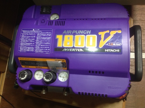 終了しました。日立 エアーコンプレッサー 1800V. 修理できる方 ...