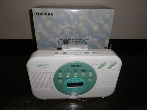 東芝　防水CDクロックラジオ