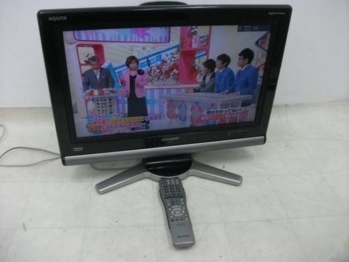 シャープ  ☆液晶TV AQUOS 20型 LC-20D10 2007年製 ☆A2047