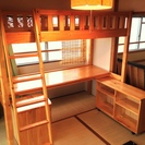 木製ロフトベッド！