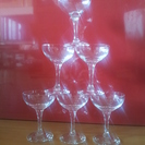 シャンパンタワー用グラス（計30グラス）、台付き
