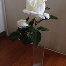 イケア花瓶+造花