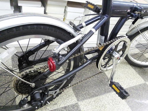 414]ROVER ローバー 折りたたみ自転車 18インチ 6段変速 アルミ