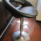 【交渉中】カウンターテーブル2個　+　カウンターチェア2脚　　ダークブラウン　中古1年