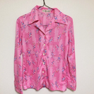 LAPENSEE+可愛い+ピンク+長袖シャツ