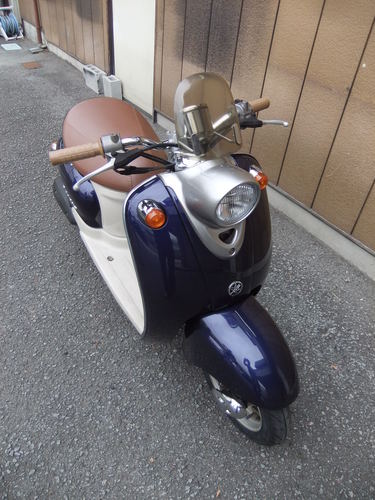 ヤマハ　ビーノ(vino)　２スト　中古実動車　バッテリー・前輪新品!!