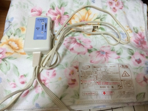 洗える電気敷毛布☆