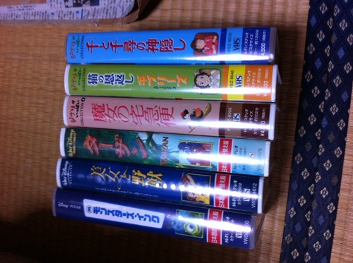 無料 ディズニーとジブリのビデオテープ 竹内 松本のその他の中古あげます 譲ります ジモティーで不用品の処分
