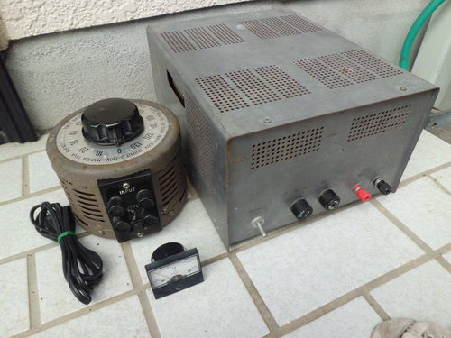 10A安定化電源　10Aスライドトランス
