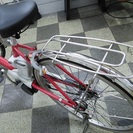 [481]パナソニック　アルフィットvivi　電動アシスト自転車　26ンチ　内装3段　アルミフレーム　BAA自転車安全基準適合　レッド