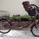 (引取り限定)あさひにて2013年購入のお洒落な子供乗せ自転車2...