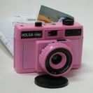 かわいい、ピンクのトイカメラです！