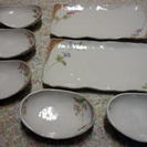 ⑤　高島礼子プロデュース　陶器　　大皿２つ　小皿５つ