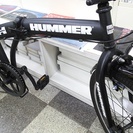 [395]HUMMER ハマー　折りたたみ自転車　20インチ　6段変速　ブラック