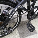 [395]HUMMER ハマー　折りたたみ自転車　20インチ　6段変速　ブラック
