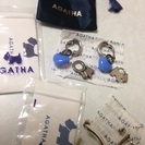 AGATHAのピアス(チャーム付)