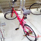 【成約しました！】折り畳み式☆ピンクの自転車