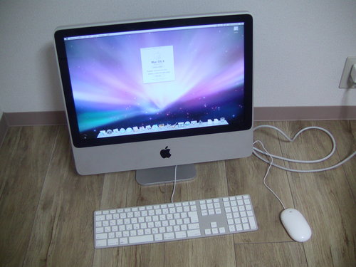 ☆交渉中☆　【中古】　Apple iMac 20 インチ　2007年モデル　２GB　　RAM　３２０GB 　＋　i　WORK 2009
