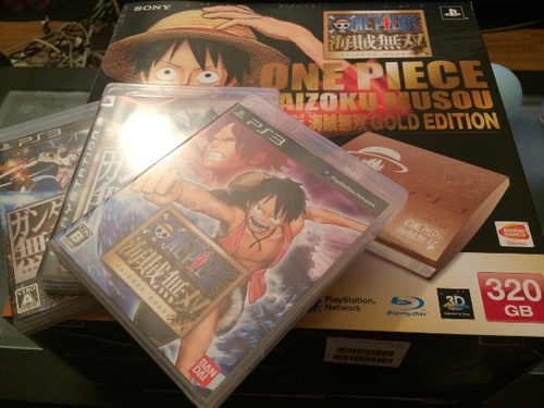 PS3 ワンピース海賊無双GOLD EDITION320GB