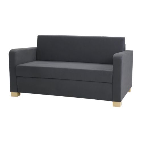 IKEA 2人掛けソファベッド 灰色