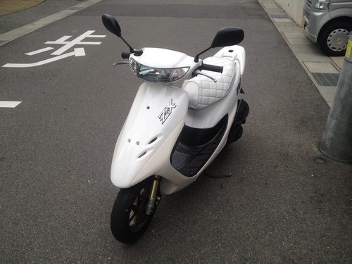 【交換・下取りOK！】 人気の白！ホンダ　ライブDio『ZX』　実働/書付き　綺麗です  格安で！