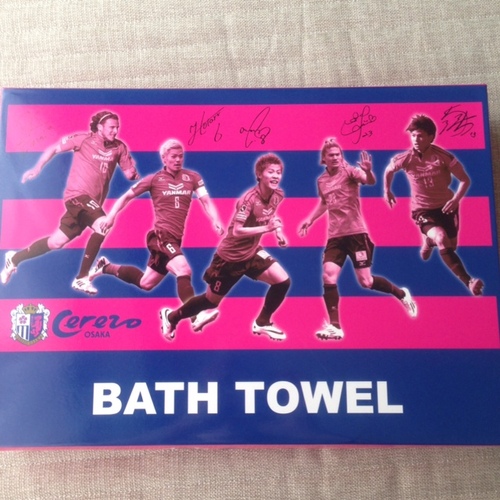 終了 超レア セレッソ大阪 サイン入り大判バスタオル 柿谷曜一朗 フォルラン他 かのん 河内長野のサッカーの中古あげます 譲ります ジモティーで不用品の処分