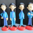 アニメザ・ビートルズ フィギュア4体セット（ラージ）