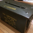 ■米軍放出品 弾薬ケース■アーモボックス■中型缶 
