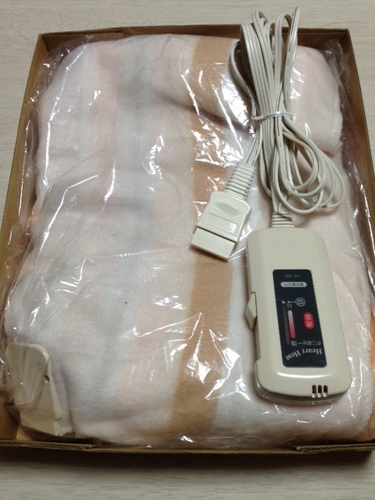 （終了）電気敷毛布  Heart Heart