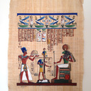 （値下げします）古代エジプトパピルス絵（縦）