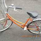 大阪の自転車出張修理店グッドサイクルが26インチ、オレンジ、内装...