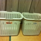 【取引終了】洗濯かご（2個）無料で差し上げます。