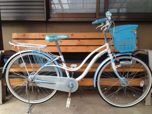 【販売済】【配送無料】【152】子供用自転車　２４インチ　シングルギヤ　オートライト【6500円】