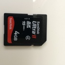 ☆SanDisk 4GB SDカード☆