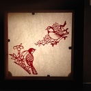香港伝統剪紙(切り絵)、小鳥