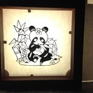 香港伝統剪紙(切り絵)、パンダ